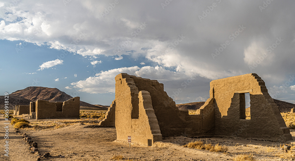 Wall mural fort churchill state historic park in silver springs nevada