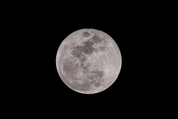 Full Moon Phase, photographed through 900 mm telescope. July 5th 2020
