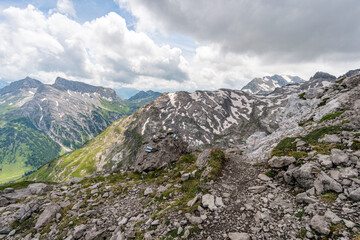 Fantastic hike in the Lechquellen Mountains in Vorarlberg Austria