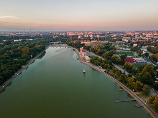 Fototapeta premium Rowing Venue in city of Plovdiv, Bulgaria