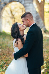 Happy couple.Wedding photo.Couple in love