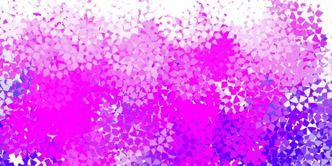 Light blue, red vector backdrop with lines, triangles.