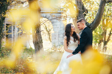 Happy couple.Wedding photo.Couple in love