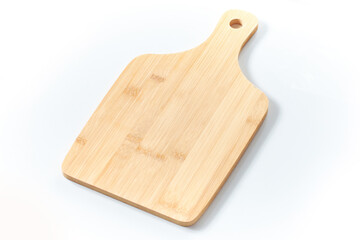 kitchen table in wood on white background