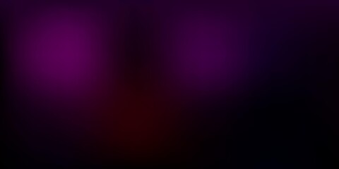 Dark Pink, Red vector blurred background.