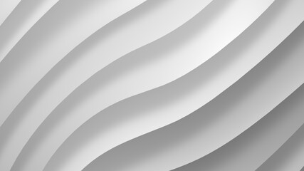 White gray gradient geometric abstract background. Elegant curved lines and shape with color graphic design. 3d Rendering.....