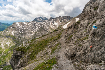 Fantastic hike in the Lechquellen Mountains in Vorarlberg Austria