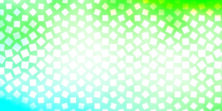 Light Green vector texture in rectangular style. Modern design with rectangles in abstract style. Pattern for business booklets, leaflets
