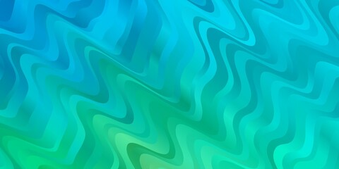 Vector background with bent lines. Colorful abstract illustration with gradient curves. Pattern for websites, landing pages.