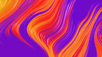 Abstract purple yellow and orange gradient geometric texture background. Curved lines and shape with modern graphic design.