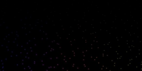 Dark Pink, Yellow vector template with neon stars. Shining colorful illustration with small and big stars. Pattern for wrapping gifts.