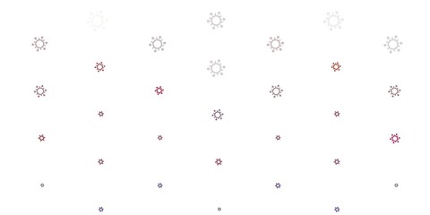 Light Pink vector template with flu signs.