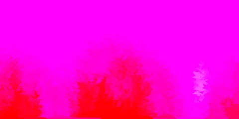 Fototapeta na wymiar Light pink vector triangle mosaic backdrop.