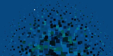 Light Blue, Green vector background with rectangles. Abstract gradient illustration with rectangles. Modern template for your landing page.