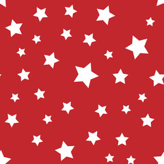 Stars seamless pattern. Backdrop texture for Christmas design. Continuous background.