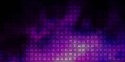 Dark Purple vector background with rectangles.