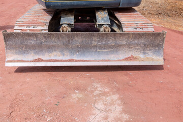 bucket of an excarvator in detail