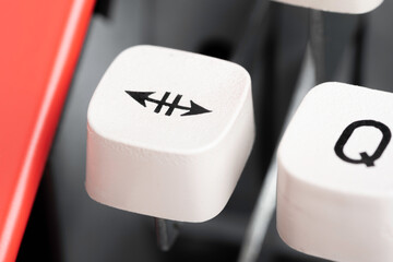 Manual Typewriter Key Cap