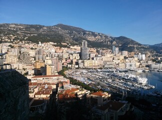 Naklejka premium port of Monaco, La condamine, Monaco yacht club