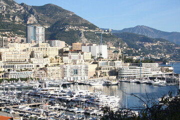 Fototapeta na wymiar port of Monaco, La condamine, Monaco yacht club