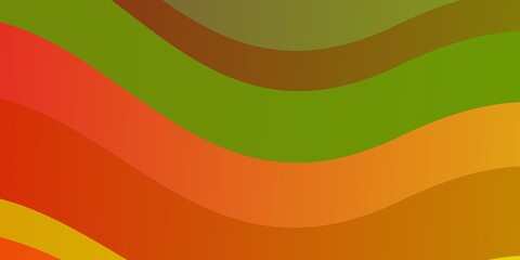 Light Multicolor vector background with curved lines. Colorful illustration with curved lines. Pattern for ads, commercials.