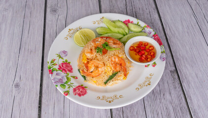 Thai Street Food with Fried Ice Cream 