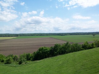 Fototapeta na wymiar Missouri Winery and Farmland Landscape