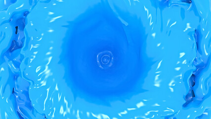 Fototapeta na wymiar Swirls of blue ink
