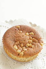 homemade peanut and earl grey tea leaves cake