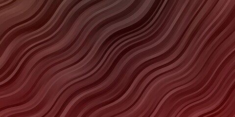 Dark Red vector backdrop with circular arc. Colorful geometric sample with gradient curves.  Template for cellphones.