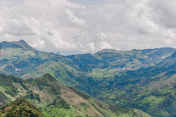 Mountain landscape Antioquia Colombia