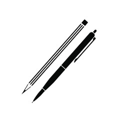 Pen and Pencil icon vector