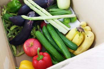 野菜と果物の詰め合わせ