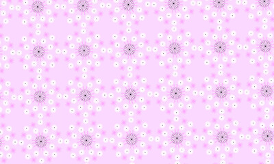 Seamless  Flower Pattern - Textile - Background - Wallpaper