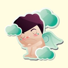 cupid crying