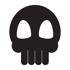 halloween skull head