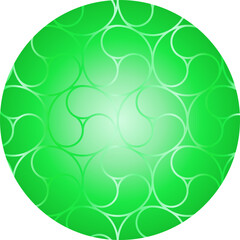 Colorful Japanese style Tomoe pattern background material