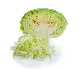 Cabbage isolated on white background