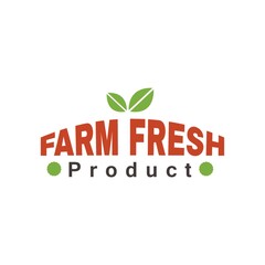 Fototapeta premium farm fresh product label