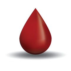 Obraz premium blood drop