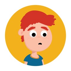 boy disappointed