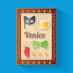 venice carnival card