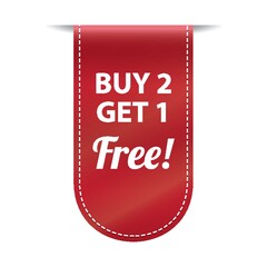 buy two get one free banner