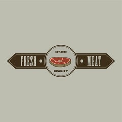 meat shop label