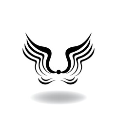 Obraz premium abstract angel wings