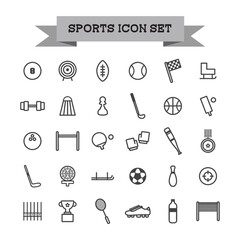 set of sports icons