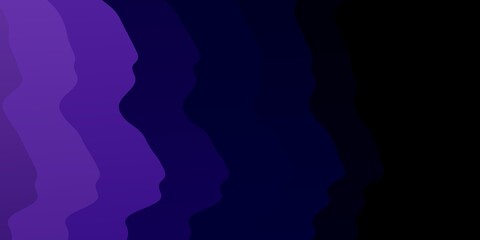 Obraz premium Dark Purple vector template with lines. Abstract illustration with bandy gradient lines. Template for cellphones.