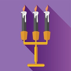candles on candle holder