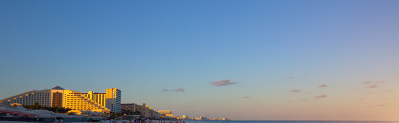 Playa Delfines (Dolphin Beach) nicknamed El Mirador (The Lookout) – one of the most scenic public beaches in Riviera Maya
