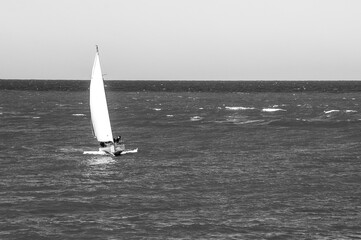Obraz premium sailboat on the sea